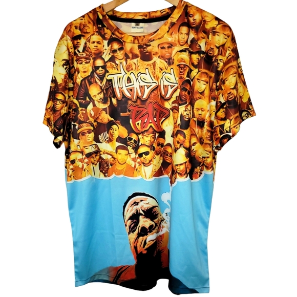 Bay Club Men's "This Is Rap" T-Shirt Size 2XL - Picture 1 of 3